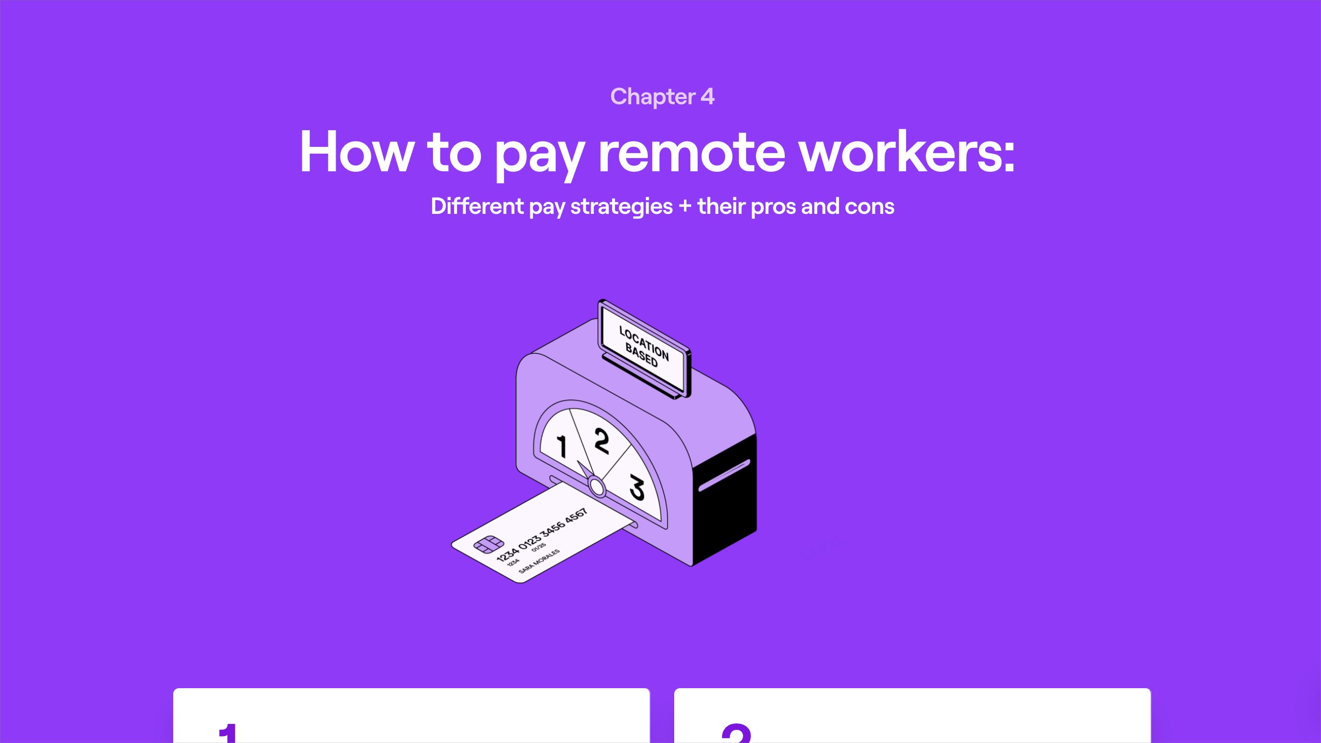 A section of the remote pay strategy guide.
